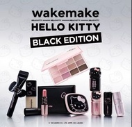 Wakemake Hello Kitty Black Edition 聯乘系列化妝品 粉底液 眼影 液體胭脂 唇釉 唇彩 唇膏 2026 3月新品 預告 (稍後更新)