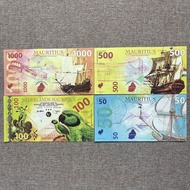 Hot-selling Brand New 2016 Maurice 50 100 500 1,000 Good Birds Non-Circulating Plastic Banknotes BQ6