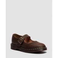 Mary Jane Flower  Crazy Horse Leather Shoes  Color: Dark Brown — Crazy Horse  Product code  42391200