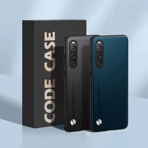 Luxury Case For Sony Xperia 10 5 1 V VI IV Leather Silicone Pattern Camera Lens Protective Shockproo