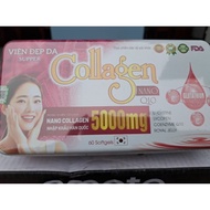 Nano collagen Skin Beauty Tablets 5000mg (Tin Box Of 60 Tablets
