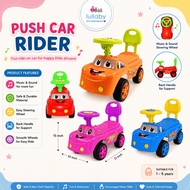 Kids Ride On Push Car with Music - 4 Wheels Baby Toy Car for Toddlers