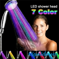 [Xigaid] Pommeau De Douche À LED 7 Couleurs,Budgétaire De Documière De Douche À LED,Économie D'eau,Accessoires Ménakers