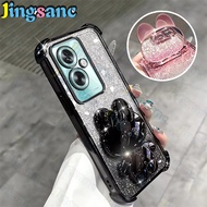 Jingsanc Glitter Protective Casing Compatible ForOnePlus Nord N30 SE 5GPhone Case Rabbit Mirror Stan