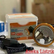 EMICO SENTER KEPALA BESAR CAS 35W E-618 / HEADLAMP LED 35 WATT PUTIH