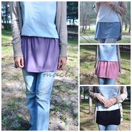 [CLEARANCE SALE] Miniskirt Muslimah Skirt Extender/Extension LIMITED STOCK