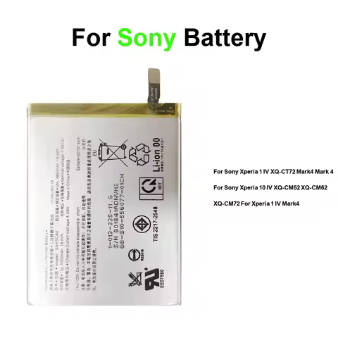 Battery SNYSDU6 SNYSCA6 SNYSCA6 For Sony Xperia 10 1 IV XQ-CM52 XQ-CM62 XQ-CM72 XQ-CT72 MARK4 Mark X