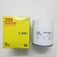 Oil filter for Mitsubishi Pajero Sport 2.5L diesel engine 2011-2017 code C306J by JS Asakashi Japan