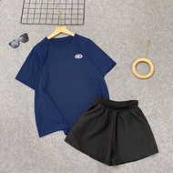 Set Big Size Women's Big Size T-shirts Women's Loose Format Embroidered Letters With Dynamic A-LineS