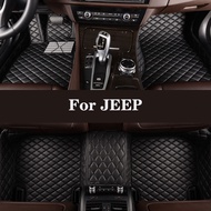 Fully Enclosed Waterproof Abrasion-Resistant Car Floor Mat For JEEP Grand Cherokee Wrangler Commander Cherokee Car Accessories