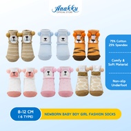ANAKKU NEWBORN BABY BOY GIRL FASHION SOCKS - EAK1101-1 EAK1103-1