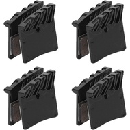 JFOYH 2 Pairs/4 Pairs Multi-metallic Copper Base Pad with Cooling Fins fit for Ⅲ RPO E4/M4, Shimano 