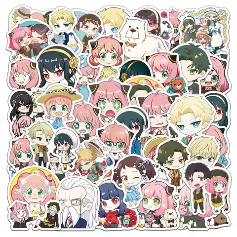 10/30/50pcs Cute Cartoon Anime SPY×FAMILY Stickers Anya Forger Decals DIY Laptop Phone Skateboard Wa
