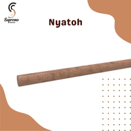 10mm Diameter x 1 metre Rod | Solid Timber Wood Plank Wooden Strips | Nyatoh Pine Beech Ramin Ash Ch