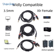 [Shamjina] RCA to 3.5mm Phono HiFi Headphone Plug Jack to 2 RCA 3.5mm Audio Cable RCA Audio