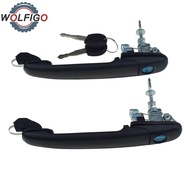 Pair Front Left Right Exterior Door Handle for VW Sharan Seat Alhambra POLO 6N1 6N2 Ford Galaxy 6N08