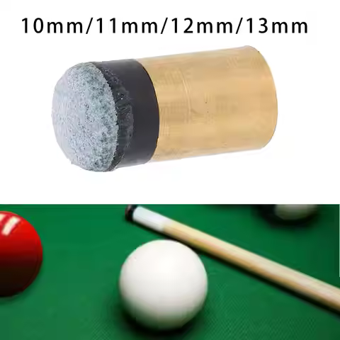 Billiard Pool Cue Tips Snooker Cue Tips and Ferrules 10mm Lightweight Professional Screw on Pool Cue
