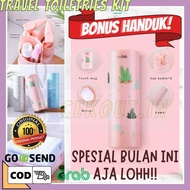 Travel toiletries kit set / 7in1 travel bottle / Travel bottle set