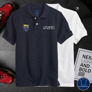 UNIVERSITI MALAYA T-SHIRT POLO - KUALITI PREMIUM