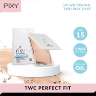 bedak pixy two way cake perfect fit - natural beige