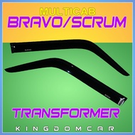 Rain Visor for Suzuki Multicab Bravo Scrum Transformer (Black)
