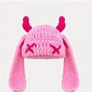 BUNNY CROCHET HAT / RABBIT KNIT HAT / BUNNY EAR CROCHET