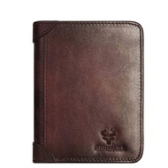 HUMERPAUL Men For Wallet Coin Purse Cow Leather Double Fold Wallet BP722