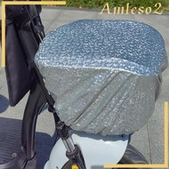 [Amleso2] Bike Front Basket Cover Basket Rain Cover for Tricycles Adult Bikes