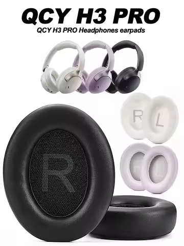 Replacement for QCY H3 PRO Headband Ear Pads Earphone Cushions Headphones Protein Earmuff