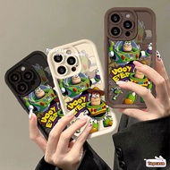 Compatible for Infinix Smart 8 7 Hot 40 Pro 40i 40 Pro 30i Play 30i Spark Go 2024 2023 Note 30 VIP 12 Turbo G96 ITEL S23 Cartoon Buzz Toy All-inclusive Phone Case Soft Cover