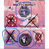 Kuromi Melty compact rement re-ment 盲盒 Sanrio melody