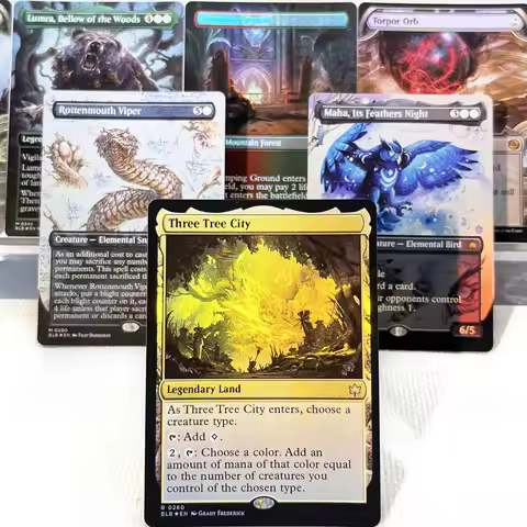 CLU BLB FOIL9/002 Tcg Proxy Cards Shock Land Hallowed Fountain Riptide Rogue Rottenmouth Viper Three