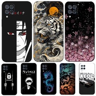 case For Samsung Galaxy M62 F62 4G Case Silicon Phone Back Cover Soft black tpu m625 Naruto UchihaIt