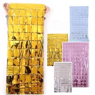 Square foil curtains / foil fringe curtain