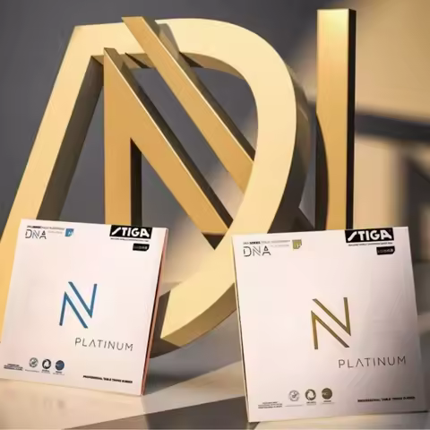 STIGA DNA-Platinum Table Tennis Cover Rubber, Imported, Anti Glue and Astringent Table Tennis Racque