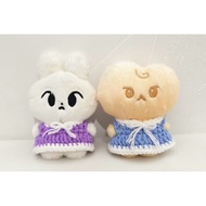 Dress Coquette Doll 10cm Crochet | 10cm Knitted Doll Ribbon Dress