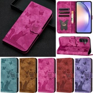 Matte Casing For Samsung Galaxy S20 FE S10+ S9+ S20+ S8+ S20 Ultra S10 Plus S20 Plus S9 Plus S8 Plus Luxury Butterfly Cat Wallet Soft PU Leather Flip Skin Stand Cover Case