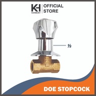 DOE DE60(RP) Water Tap Stopcock 1/2" DOE Stopcock Valve DOE Stopcock Shower DOE Tap