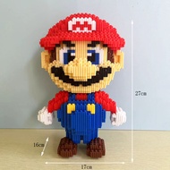 Gạch Tương thích với Lego Super Mario đồ chơi Mario Câu Đố khó xây dựng chèn miếng nhỏ lắp ráp đồ tr