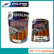 DOLPHIN PAINT 9300 Epoxy Coating 5L with epoxy hardener 1L ( for Industrial Floors and Steel Structure )
