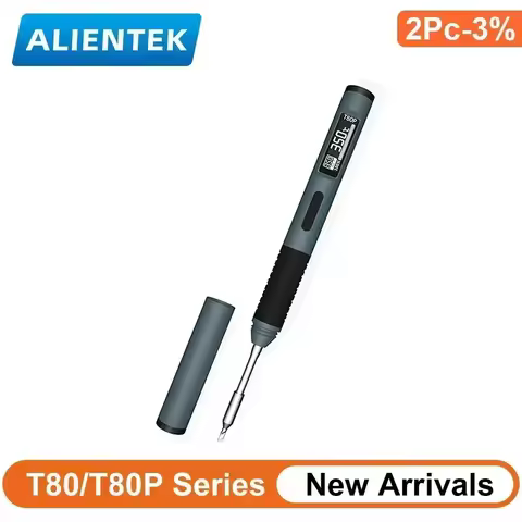 ALIENTEK T80 T80P Smart Soldering Iron PD 65W QC Adjustable Constant Temperature Portable Electric W