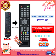 Itechie TV Remote Control | Replacement Remote for Itechie LED TV Itechie Remote TV