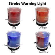 Brilliant Strong Xenon Strobe Warning Light 12V Magnetic Car Light / Lampu Polis