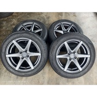 USED LENSO JAGER CRAFT 15inc RIM&TYRE VIOS CITY MYVI