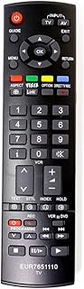 AULCMEET EUR7651110 Replacement Remote Control Compatible with Panasonic 4K OLED Smart TV TH-42PX7B 