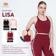 Lisa Yoga Gym Sports Bra Women's Gym Top/
