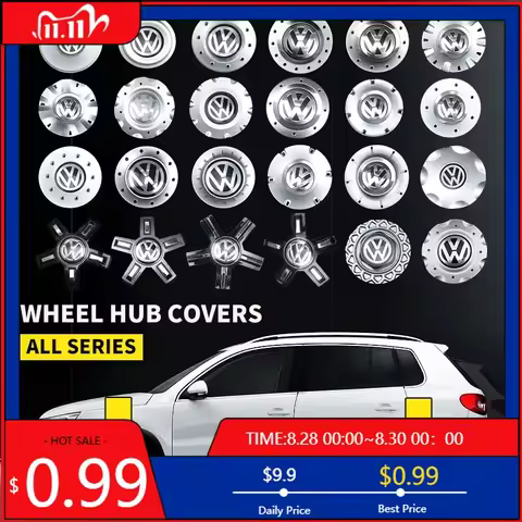VW GTI GOLF 2026 Hot For VW VOLKSWAGEN 4pcs Car Logo Wheel Center Cap Hub Covers Badge for Volkswage