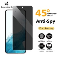 Privacy Tempered Glass Samsung S24 Plus S23 Fe S21 S20 Fe S22 Plus S10 Note 10 Lite Anti Spy Screen Protector