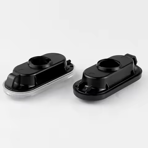 2PCS Smoked/Clear Lens No Bulbs Side Marker Light Shell For VW T5 Bora Lupo Passat Ford Fiesta C-Max
