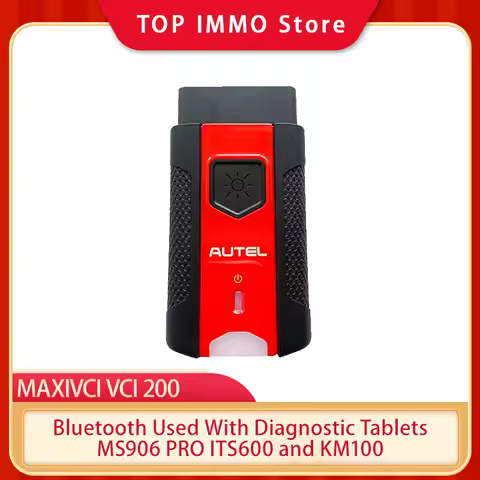 Autel MaxiVCI VCI 200 Bluetooth Used With Diagnostic Tablets MS906 PRO ITS600K8 and KM100
